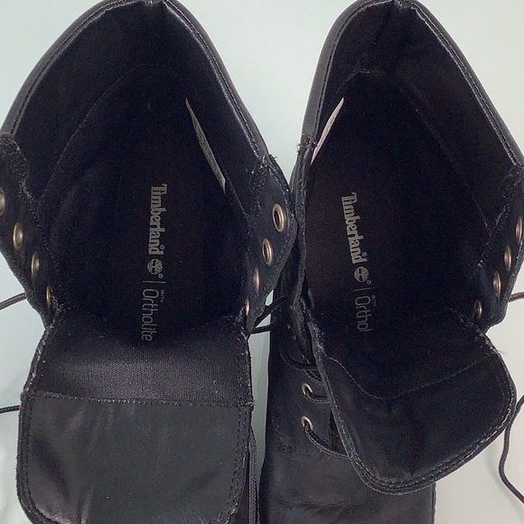 Timberland Glancy Leather 6” lace up 8 eyelets ankle boots size 6.5 EUC - Picture 13 of 16